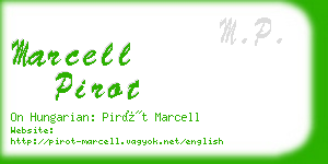 marcell pirot business card